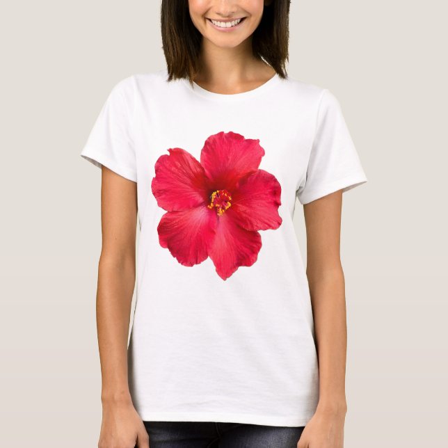 Camisa T com Hibiscus (Frente)