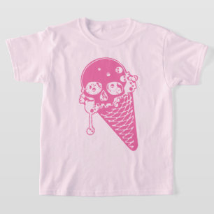 Camisa T Cone, Sorvete Rosa