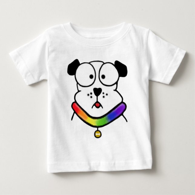 Camisa T Criança do Cachorro Orgulho (Frente)