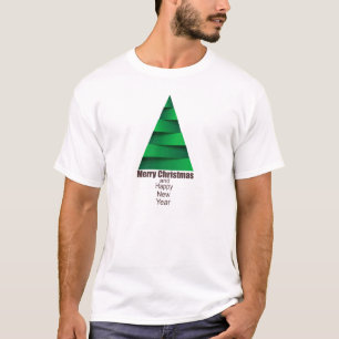 Camisa T da Árvore de Natal Moderna