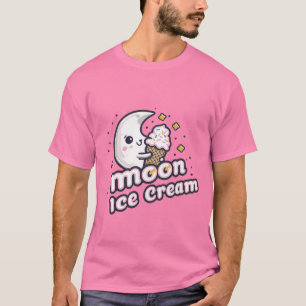 Camisa T da Delícia do Sorvete da Lua