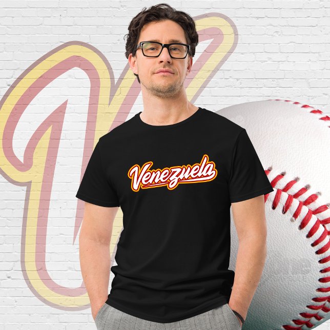 Camisa T da Equipe de Baseball na Venezuela (Criador carregado)