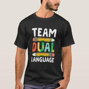 Camisa T da Escola de Professores da Equipe de Lín