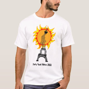 Camisa T da Onda de Calor em Paris 2022