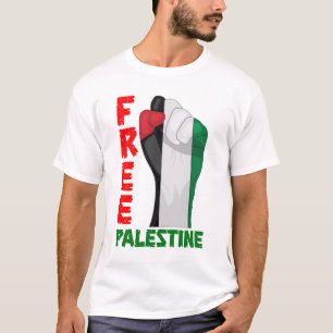 Camisa T da Palestina Livre