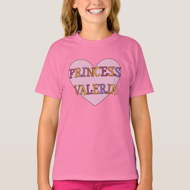 Camisa T da Princesa Valeria Kid (Frente)
