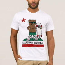 Camisa T da República da Califórnia - Bolsa de Ban