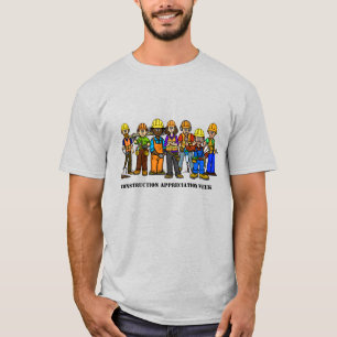 Camisa T da Semana de Apreciação de Construção