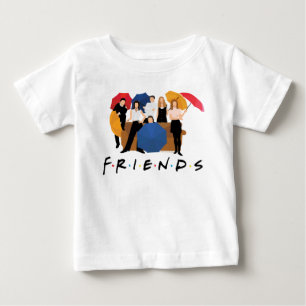 Camisa T da Silhueta de Caracteres AMIGOS™