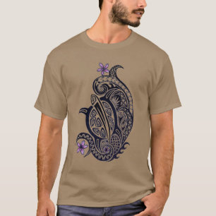 Camisa T da tartaruga marinha do Havaí Tribal Hon