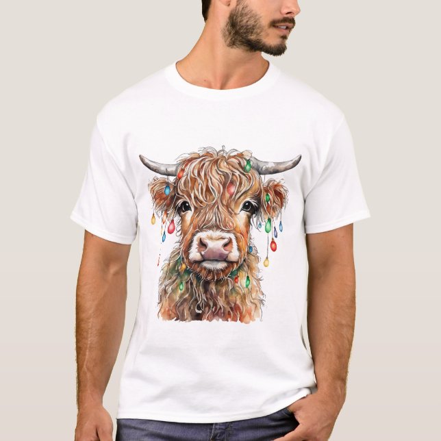 Camisa T da Vaca Superior (Frente)