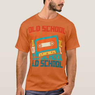 Camisa T da velha escola para mulheres 1