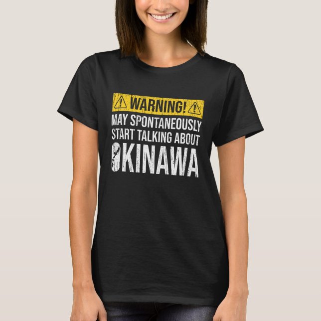 Camisa T-Damas de Alerta de Okinawa (Frente)