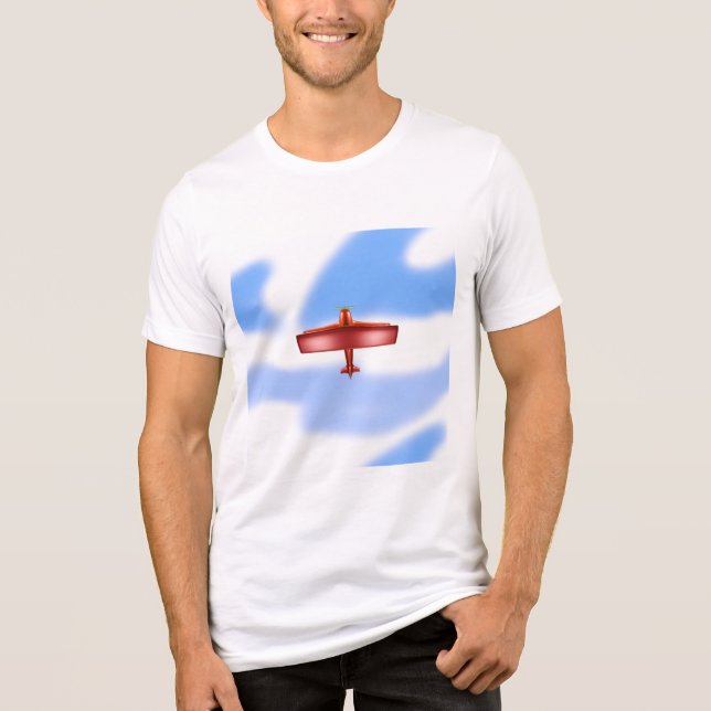 Camisa T das Nuvens da Aviação Vermelha (Frente)
