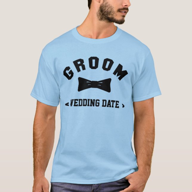 Camisa T (Data de Casamento) (Frente)