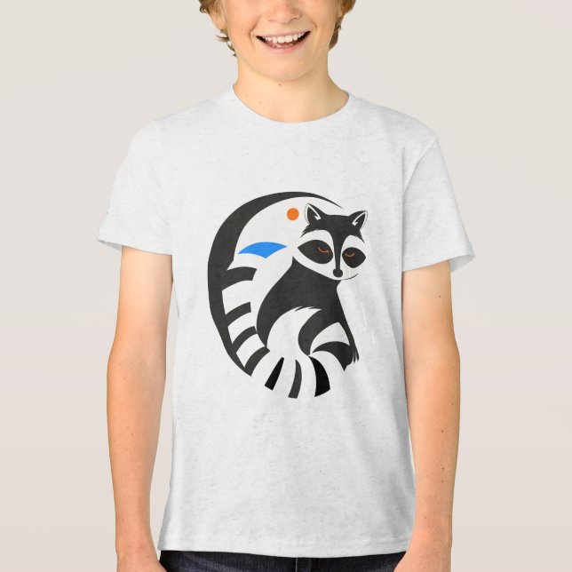 Camisa T De Acentos De Cor - Vida Selvagem Branca  (Frente)