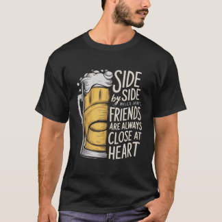 Camisa T de Amizade Lado a Lado