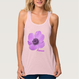 Camisa T de Anemone Rosa Cintilante Personalizável