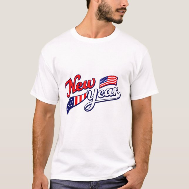 Camisa T de Ano Novo (Frente)