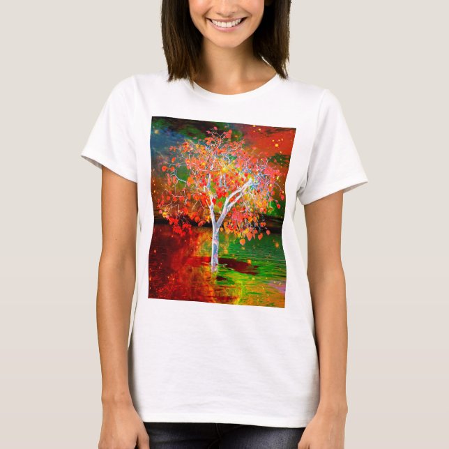 Camisa T de árvore estelar (Frente)