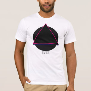 Camisa T de cerca de três cantos