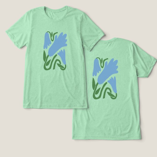 Camisa-T De Cheiro Belo (Design Frente e Verso)