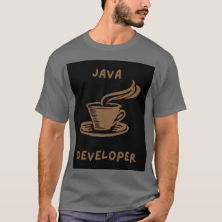 Camisa T de Cinzas de desenvolvedores Java