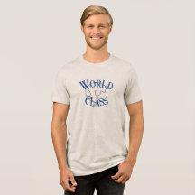 Camisa T de classe mundial