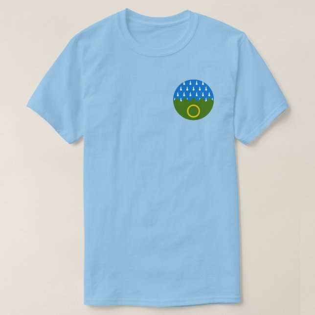 Camisa T de Colinas sem Fim SCA (Frente do Design)