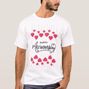 Camisa T de Data de Aniversário Simples - Desi de 