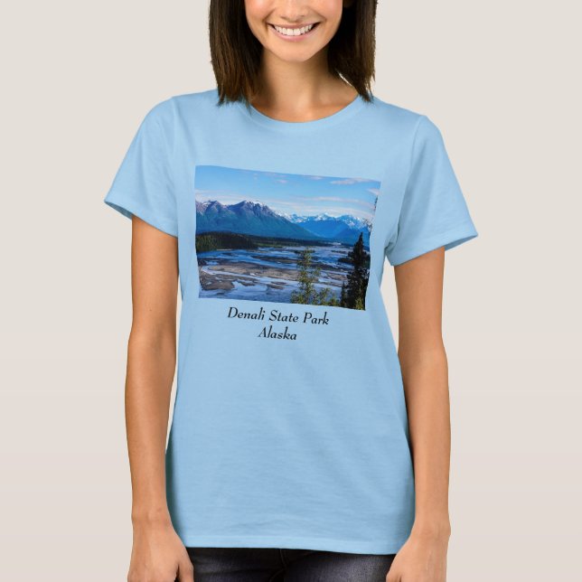 Camisa T de Denali Mountain Range (Frente)