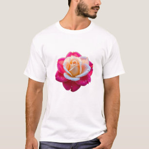 CAMISA T DE DESIGN DE FLORES