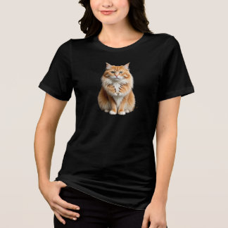 Camisa-T de dupla-blenda, Canvas, goma-laca