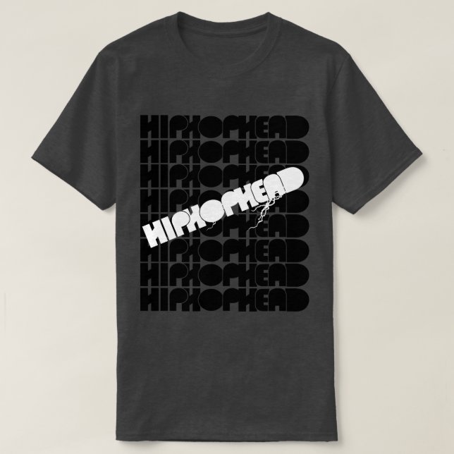Camisa T de Explosão de Fim de HipHop (Frente do Design)