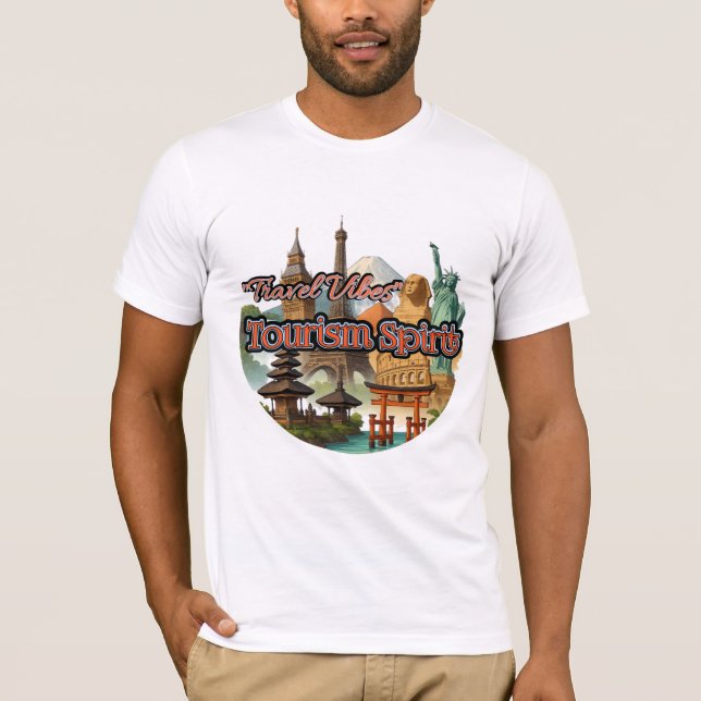 Camisa T de folga curta de Jersey Bella+Canvas (Frente)