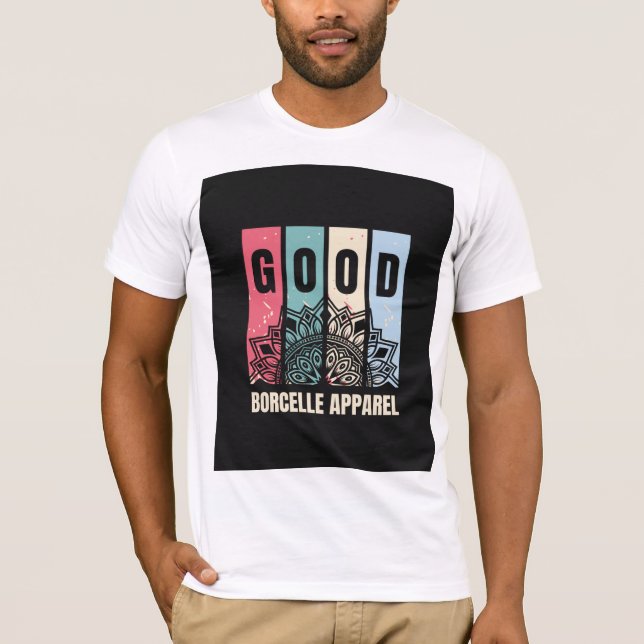 Camisa T de folga curta de Jersey Bella+Canvas (Frente)