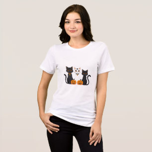 Camisa-T de Gato Halloween - Design de Gato Louco