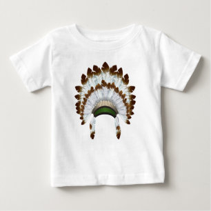 Camisa T de Headdress Americana Nativa