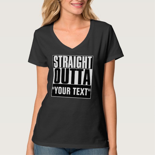CAMISA T DE HETERO "SEU TEXTO" (Frente)