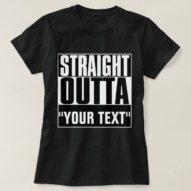 CAMISA T DE HETERO "SEU TEXTO" (Frente do Design)