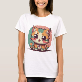 Camisa T De Kitten Whimsical - Puramente Adorável 