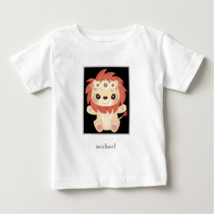 Camisa T De Leão De Bebê Colorida