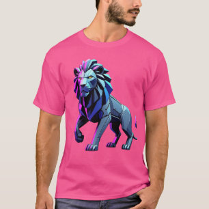 Camisa T De Leão Geométrico Retrofuturista