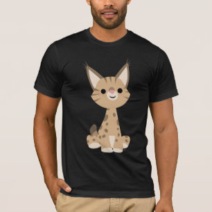 Camisa T de Lynx de Cartoon Bonito