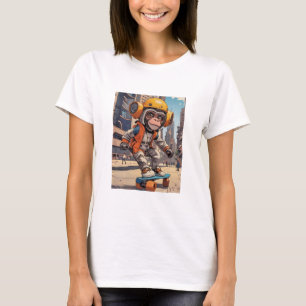 Camisa T de macaco