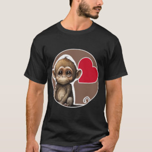 Camisa T de macaco