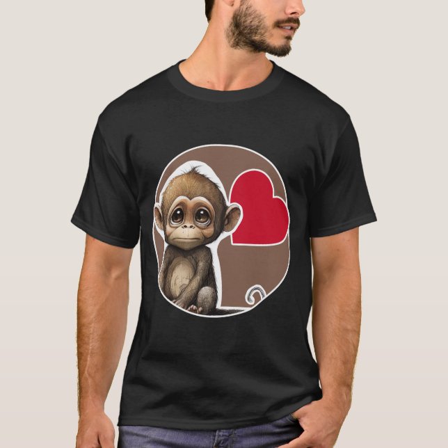 Camisa T de macaco (Frente)