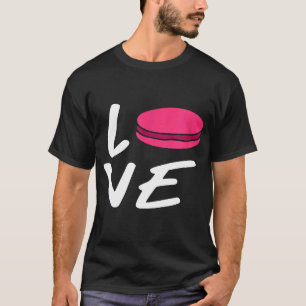 Camisa T de Macaron Francês de Pastelaria