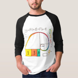 Camisa T de Matemática de Sequência Fibonacci & Ou