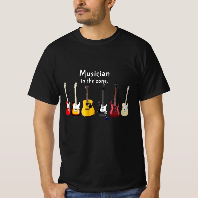 Camisa T de músico (Frente)